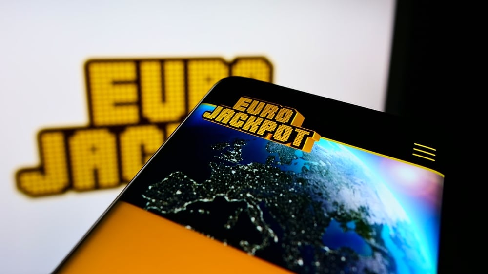 Eurojackpot logo na mobitelu