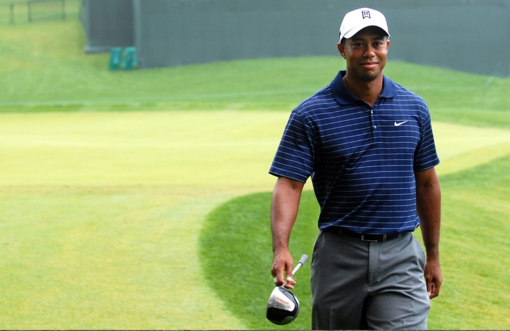 Tiger Woods na golf terenu