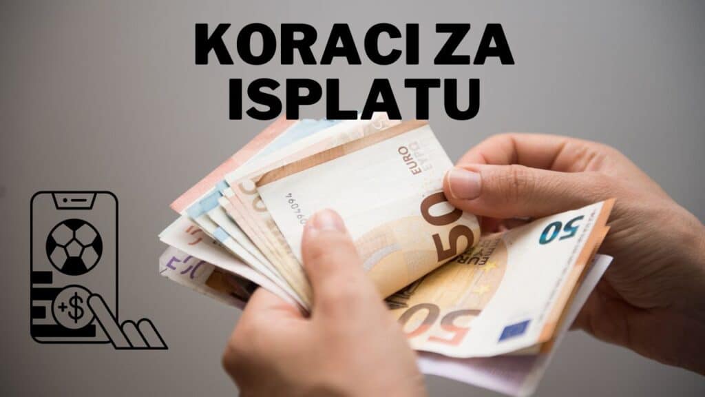 koraci kako isplatiti dobitak na kladionici