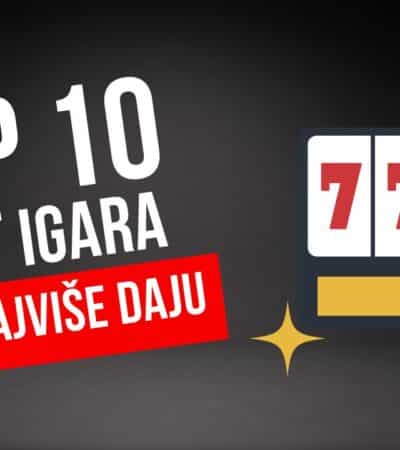 Slot igre koje najviše daju
