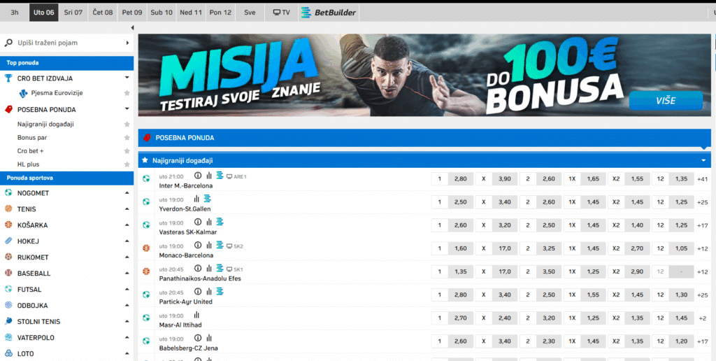 cro bet ponuda