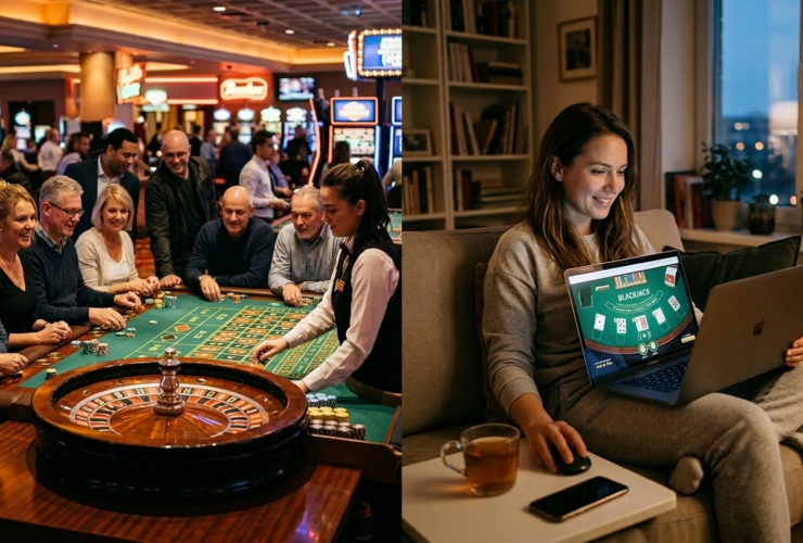 Razlika između fizičkog i online casina