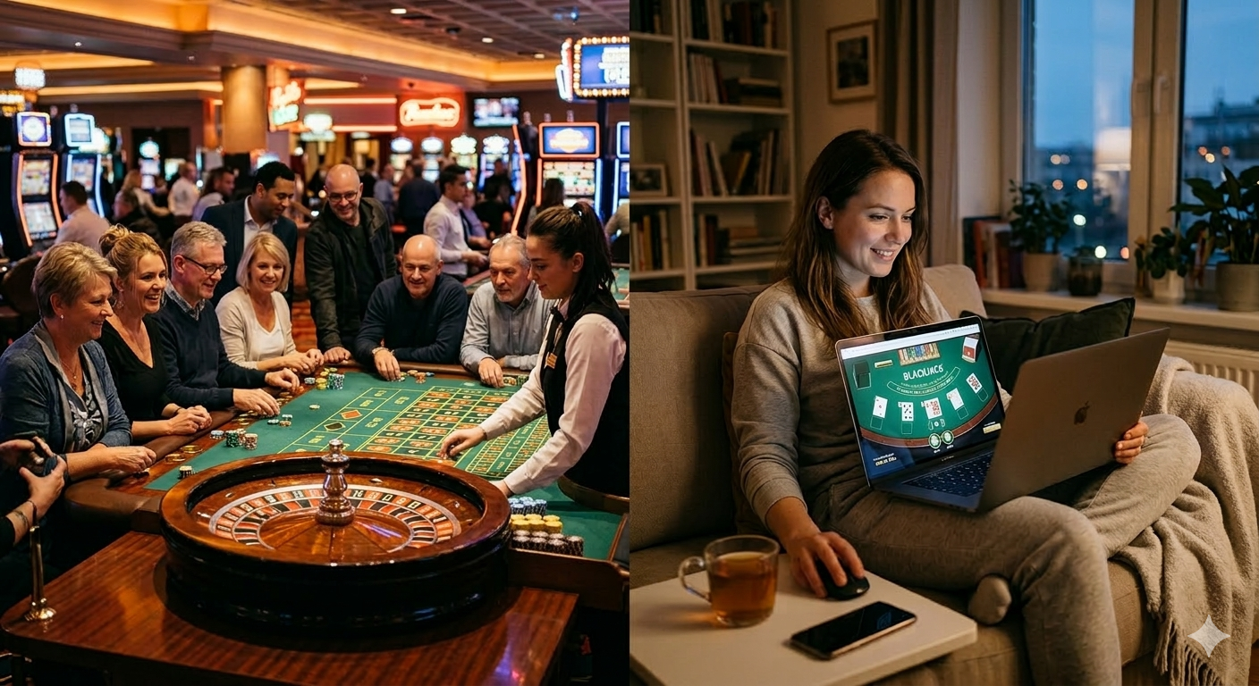 Razlika između fizičkog i online casina