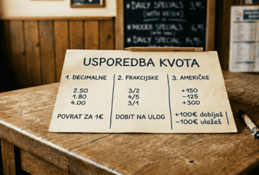 Razlika između decimalnih, frakcijskih i američkih kvota