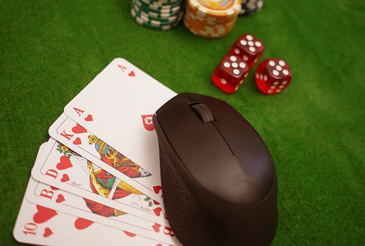 Poker stranice - miš, karte i kockice