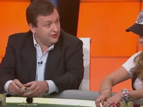 Poker igrači za stolom