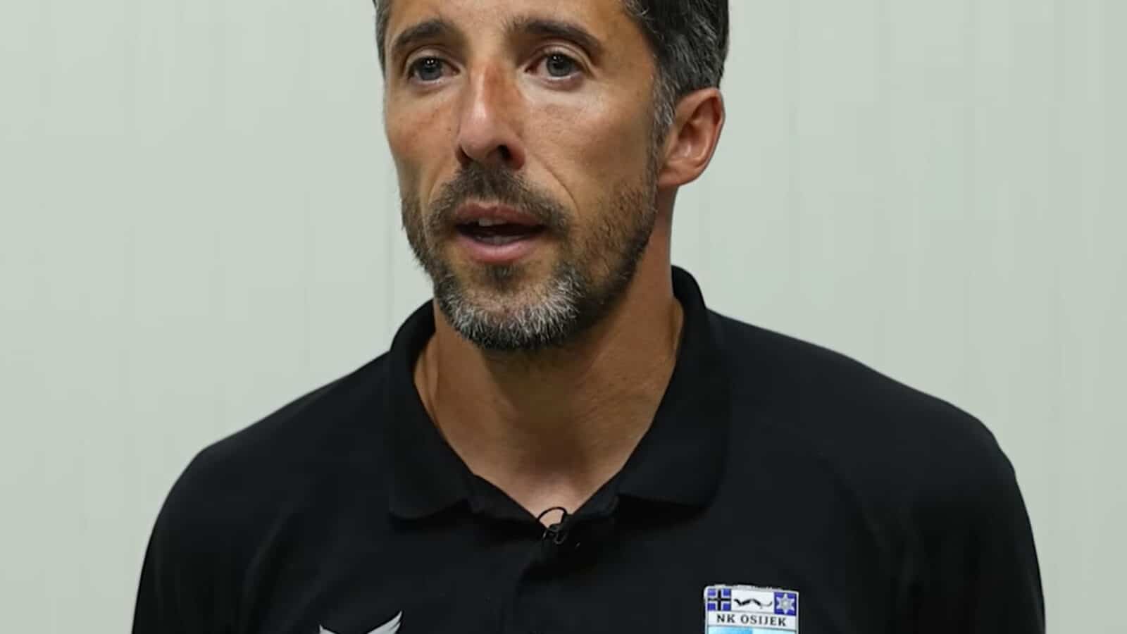 Osijek - Gorica: trener Osječana Federico Bessone